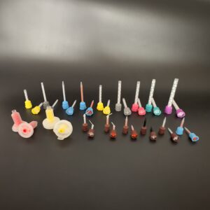factory direct sale plastic disposable silicone mixing tip precision glue plastic epoxy resin tube dental static mixer