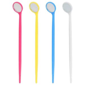 dental instrument disposable dental exam mouth mirrors oral plastic colored dental mouth mirror oem wholesale