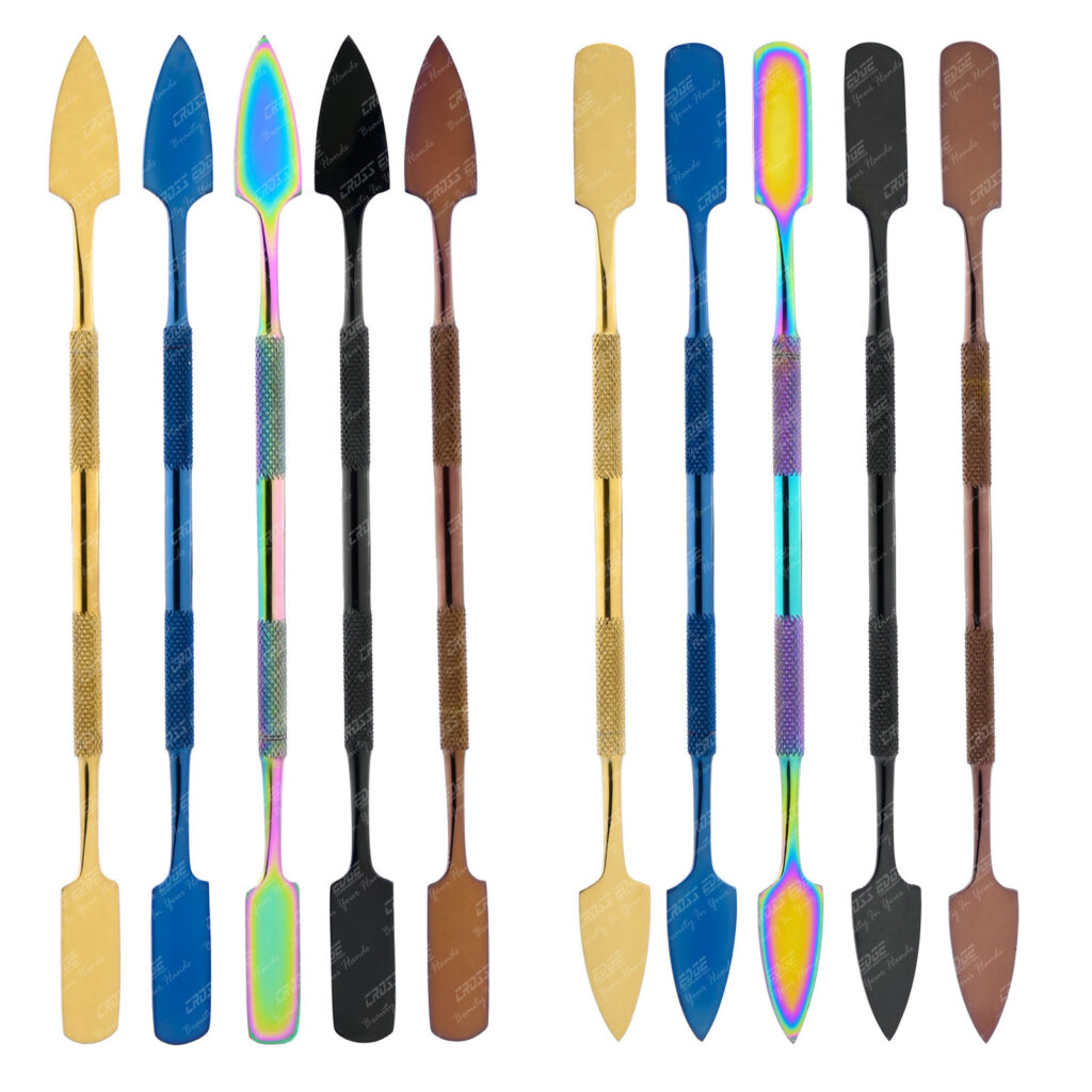 stainless steel double ended pottery carving tools wax modeling dental carver set with silicone wooden handle for clay sculpting