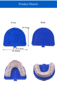 plastic dental lab model base formers dental teeth modeling base plate for drill pin machine oem wholesale
