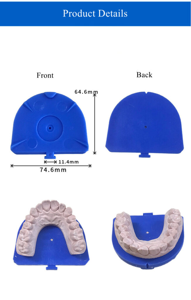plastic dental lab model base formers dental teeth modeling base plate for drill pin machine oem wholesale