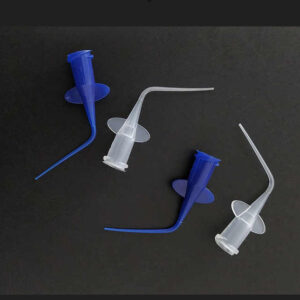 disposable plastic long curved dental needle capillary syringe irrigation tip dental pre bent tip plastic syringe tip