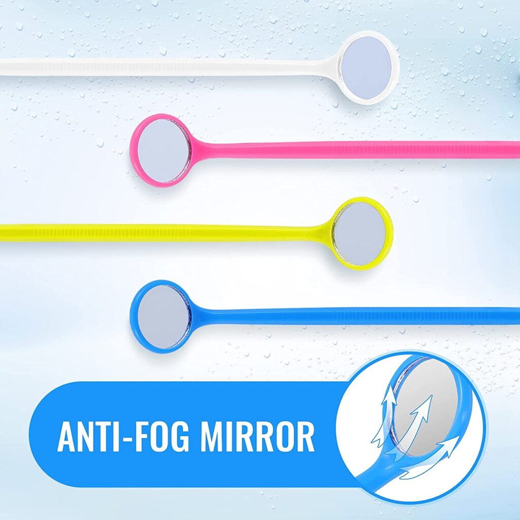 dental instrument disposable dental exam mouth mirrors oral plastic colored dental mouth mirror oem wholesale