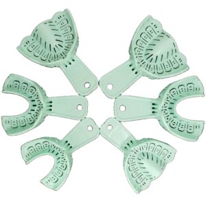 high quality impression plastic dental tray kit/ 3 pairs/6 pcs