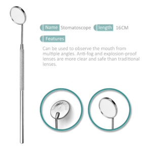 wholesale stainless steel polishing dental mirror dental dentist prepared tool set probe tooth care kit instrument scaler