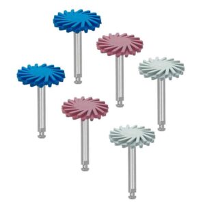 wholesale dental tools rubber polisher composite resin polishing discdiamond system ra disc 14mm wheel spiral flex brushburs