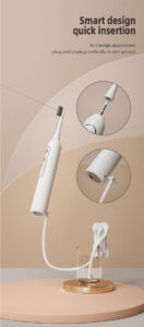 3 in 1 portable ipx7 rechargeable teeth cleaning kit electric toothbrush water flosser dental scaler combo soft for home use