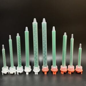 factory direct sale plastic disposable silicone mixing tip precision glue plastic epoxy resin tube dental static mixer