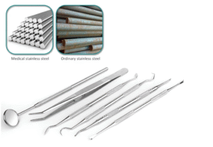 Wholesale Stainless Steel Polishing Dental Mirror Dental Dentist Prepared Tool Set Probe Tooth Care Kit Instrument Scaler