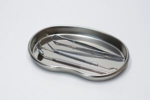 stainless steel tattoo tray surgical disinfection bending plate for dental eyebrow lip tattoo sterilization tools