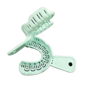 high quality impression plastic dental tray kit/ 3 pairs/6 pcs