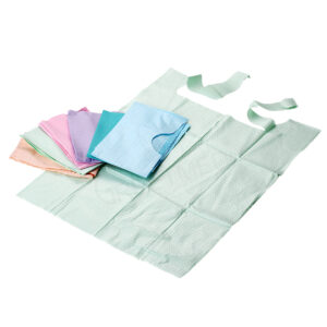 disposable medical waterproof apron cotton dentist/dental cotton bibs with tie