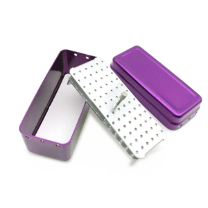 high quality 72 hole dental bur blocks autoclavable disinfection holder box
