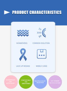 sterile surgical gown wholesale hot style ppe medic pink face mask adult ce aami level 2 disposable reinforced isolation gowns