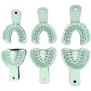 high quality impression plastic dental tray kit/ 3 pairs/6 pcs