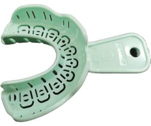 high quality impression plastic dental tray kit/ 3 pairs/6 pcs