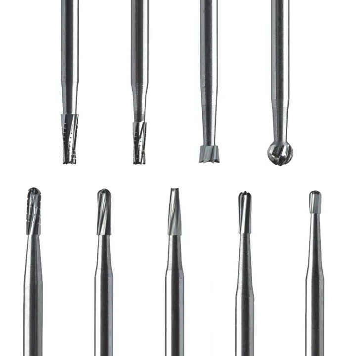 The Durable Cutting Solution: A Comprehensive Guide to FG/RA Tungsten Carbide Burs in Restorative and Surgical Dentistry dental new fg/ra tungsten carbide burs high low speed handpiece steel grinding head ball drill split drill contra angle drill