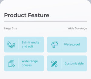 high quality 3 ply disposable dental bibs custom tattoo 13" x 18" absorbent waterproof paper for dentist medical consumables