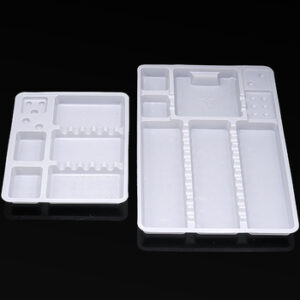 wholesale autoclavable dental divided instrument plastic tray dental disposable plastic instrument tray