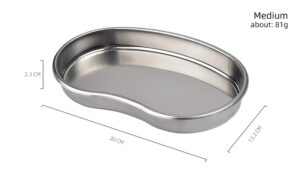 stainless steel tattoo tray surgical disinfection bending plate for dental eyebrow lip tattoo sterilization tools