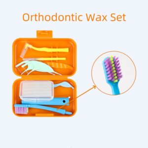 Portable 9-Item Home Use Dental Orthodontic Care Kit Plastic ToothbrushPortable 9-Item Home Use Dental Orthodontic Care Kit Plastic Toothbrush