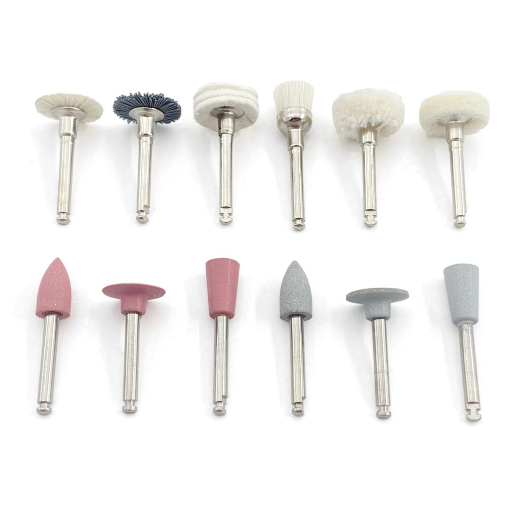 dental supplies tools polisher kit pk004 for low speed handpiece dental composite kit dentistry porcelain/natural teeth