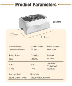 customized jewelry ultrasonic cleaner 46000hz 1000ml ultrasonic cleaning machine cleaner