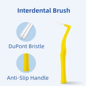 Portable 9-Item Home Use Dental Orthodontic Care Kit Plastic Toothbrush