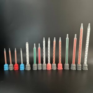 factory direct sale plastic disposable silicone mixing tip precision glue plastic epoxy resin tube dental static mixer