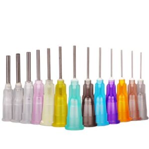 industrial dispensing disposable glue 14g 18g te blunt all stainless steel liquid dispenser syringe irrigation tip needles