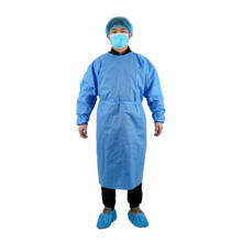 sterile surgical gown wholesale hot style ppe medic pink face mask adult ce aami level 2 disposable reinforced isolation gowns