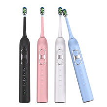 3 in 1 portable ipx7 rechargeable teeth cleaning kit electric toothbrush water flosser dental scaler combo soft for home use