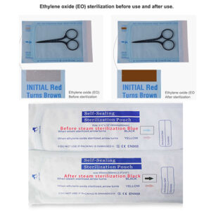 oem hot sale medical disposable autoclave self sealing sterilization pouches