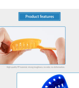 dental products plastic impression tray child adult impression tray colored plastic tray