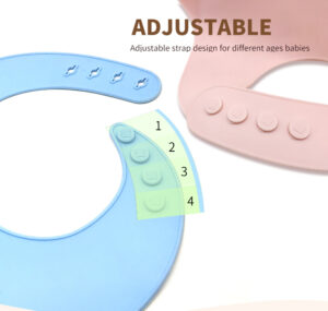 easy wipe clean non toxic eco friendly bpa free baby silicone bibs