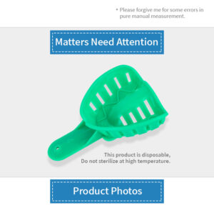 dental products plastic impression tray child adult impression tray colored plastic tray