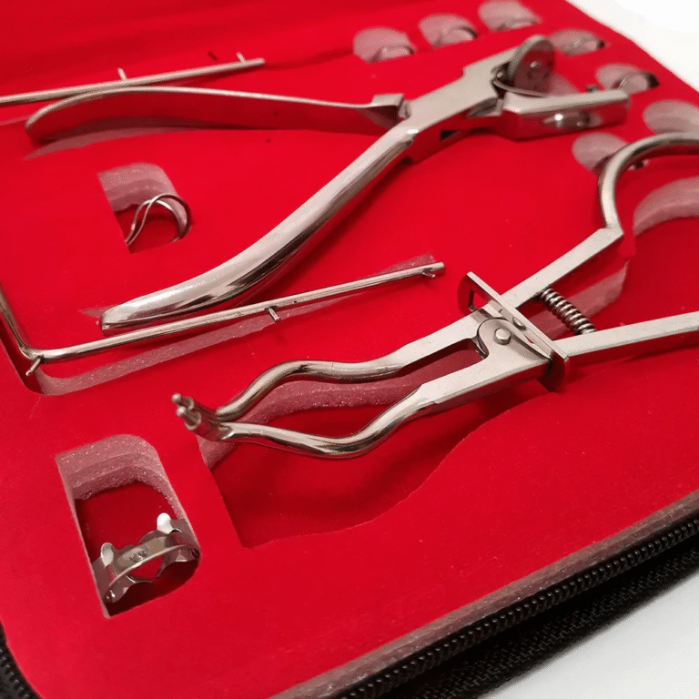 Dental Rubber Dam Kit: Complete Isolation System with Frame, Punch, and ...