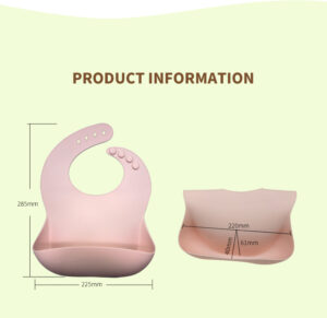 easy wipe clean non toxic eco friendly bpa free baby silicone bibs