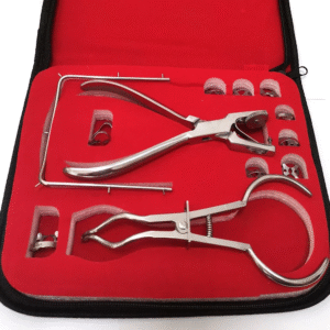 dental rubber dam kit rubber dam clamp sets stainless steel dental examination set frame punch clamps