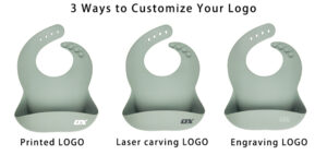 easy wipe clean non toxic eco friendly bpa free baby silicone bibs