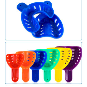 dental products plastic impression tray child adult impression tray colored plastic tray