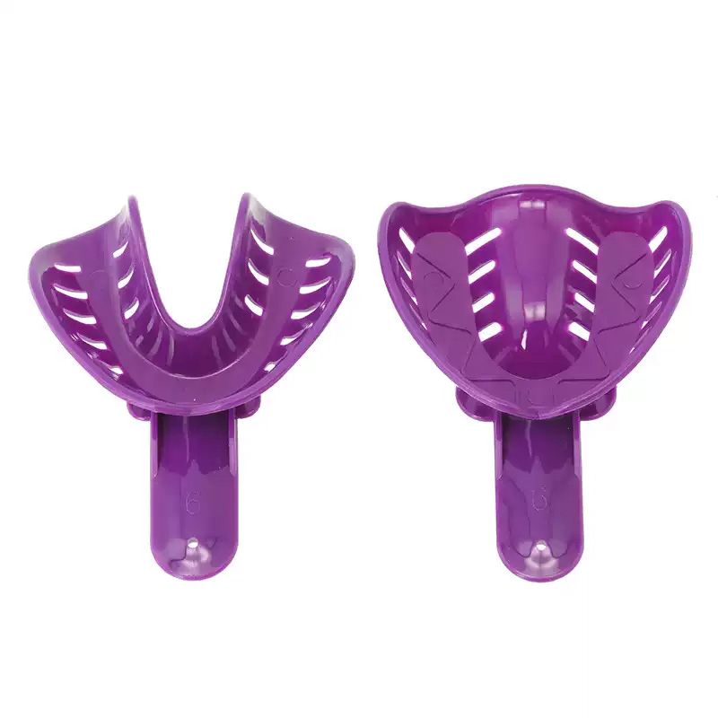 dental products plastic impression tray child adult impression tray colored plastic tray