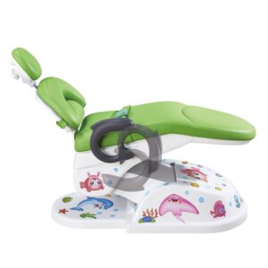 wholesale of pediatric clinic treatment equipment with safety protection design for children's special cartoon dental chairs