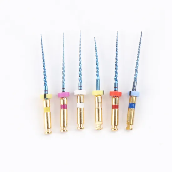 dental root canal files 6ps heat activated niti endodontic dental rotary files